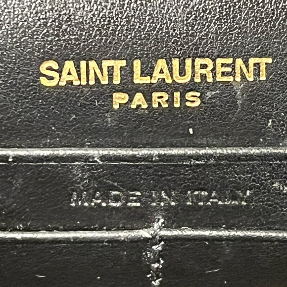 Authentic Saint Laurent Small Kate Crocodile embossed shoulder Bag with Tassel - Picture 9 of 12